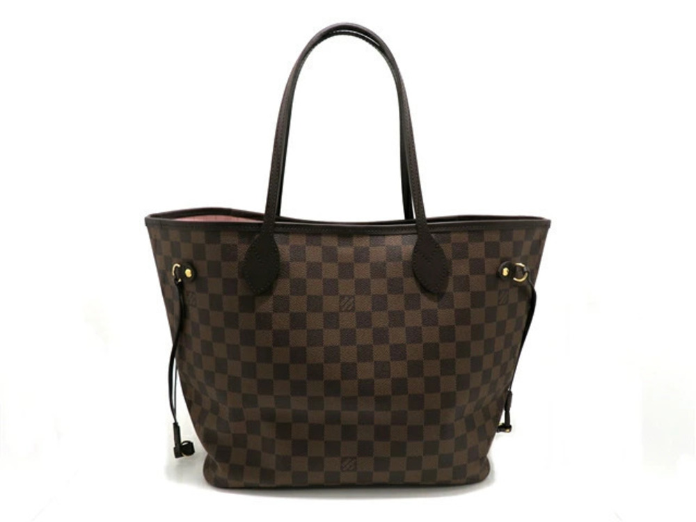 LOUIS VUITTON Neverfull Tote Bag Damier Rose Pink Ballerine
